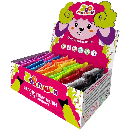 Пластилін Zirka ZOOліпашки Баранчик 56 шт. (465312)