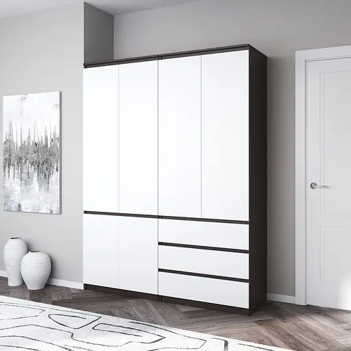 Шкаф для одежды Vays, со штангой и полками, комплект из 2 шкафов R10+R16 - фото 10