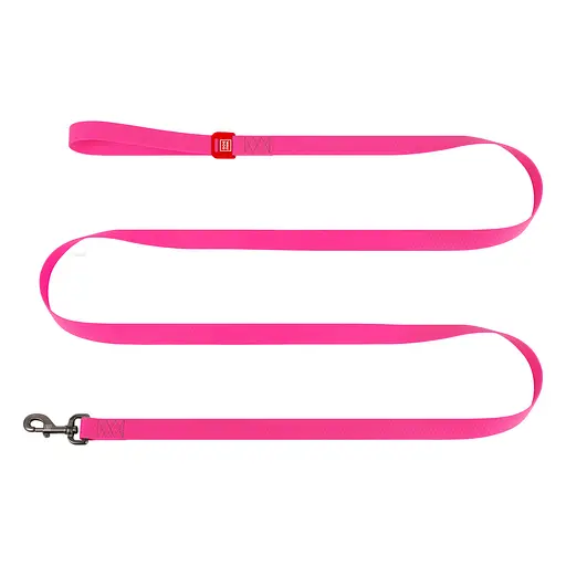 Повідець для собак Waudog Waterproof водостійкий L-XXL 500х2.5 см рожевий - фото 3