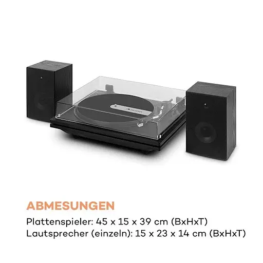 Програвач вінілу Auna TT -Play PLUS 20 Вт (10035273) - фото 9