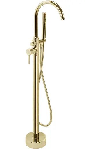 Змішувач для ванни Rea Mono gold підлоговий REA-B1130 Золотий - фото 1