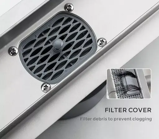 Душевой трап под плитку Gappo 70х700 мм, нержавеющая сталь G87007-4. - фото 6