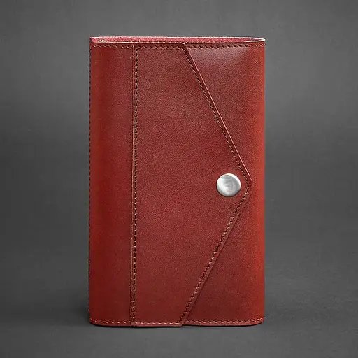 Кожаный блокнот (Софт-бук) 2.0 красный - фото 6