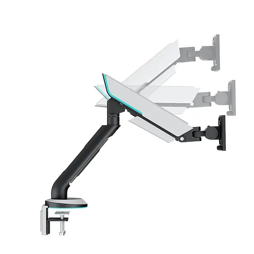 Кронштейн для монитора с RGB-подсветкой, регулировкой высоты, оборотом и наклоном ITech LDT96-C012 24-57" - фото 3