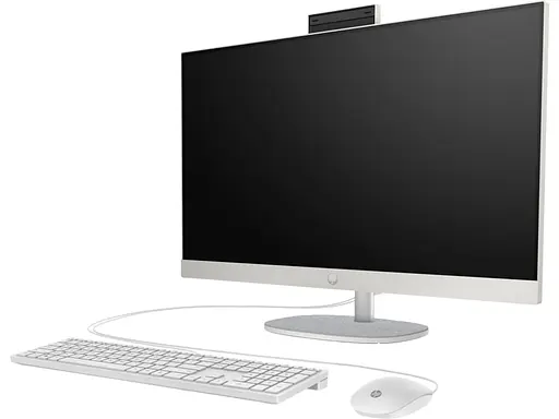 Компьютер персональный моноблок HP All-in-One 27" FHD IPS AG AMD R5-7520U 16GB F512GB UMA WiFi кл+м DOS белый - фото 3