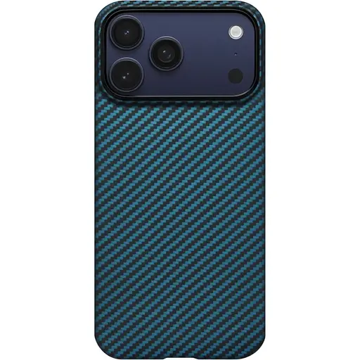 Чехол Pitaka Ultra-Slim Case для Apple iPhone 17 Pro Max Twill Black/Blue (KI1706BPM) [155098] - фото 1