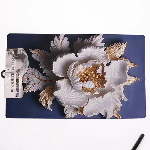 3D коврик для ванной комнаты из диатомита 48×78 (см) влагопоглощающий коврик для дома ванны Yiwu HP-42-49 - фото 4