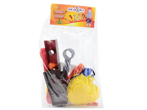 Набор строительных инструментов Kinderway Юный плотник с молотком 31-001-2, 19 деталей - фото 3