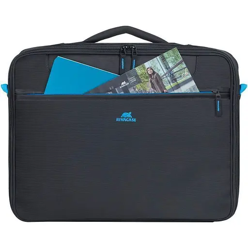 Сумка для ноутбука RivaCase Regent 8087 16" Black [143669] - фото 2