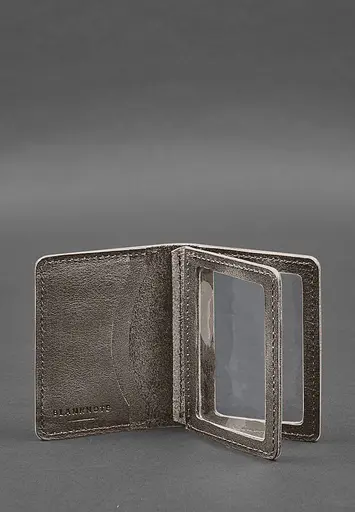 Кожаная обложка для водительского удостоверения, ID и пластиковых карт 2.0 темно-бежевая - фото 3