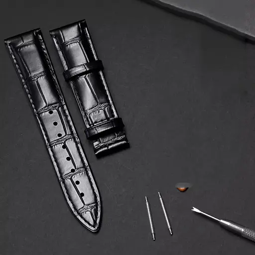 Ремінець шкіряний DeLuxe кліпсовий розмір 22 - фото 3