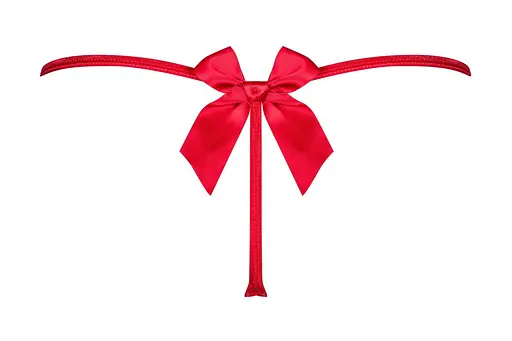 Трусики-стрінги Obsessive Giftella L/XL червоний - фото 6