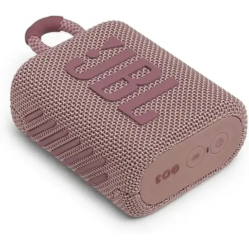 Колонка JBL GO3 (JBLGO3PINK) бездротова портативна рожева 6925281975677 - фото 1