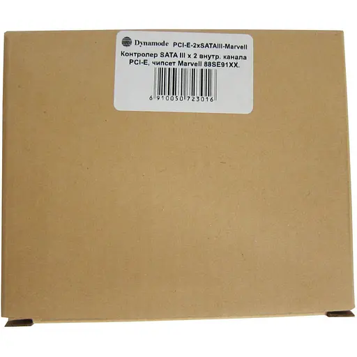 Контроллер Dynamode PCI-E to 2 х SATA III (6 Гбит/сек), 2 внутр. канала, чипсет Marvell 88SE91XX - фото 6