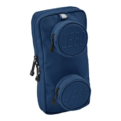 Бананка LEGO Brick 1x2 темно-синяя (20207B-0140)