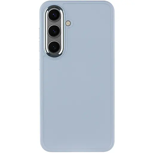 TPU чохол Bonbon Metal Style для Samsung Galaxy S23+ Блакитний / Mist blue - фото 2