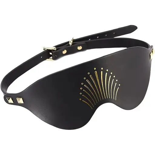 Роскошная маска на глаза Zalo Blindfolds Black