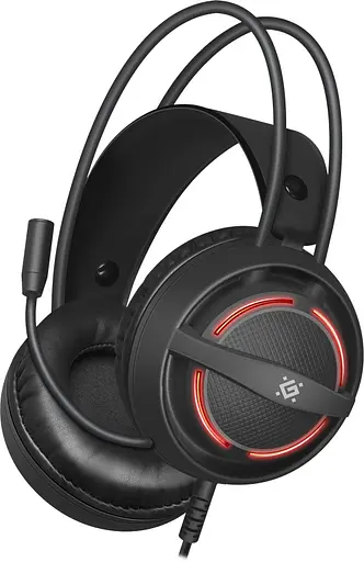 Игровая гарнитура Defender Dexter RGB кабель 2.2 м черная - фото 2
