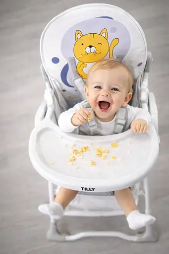 Стул для кормления TILLY Buddy T-633/2 Lilac Cat /1/ - фото 3