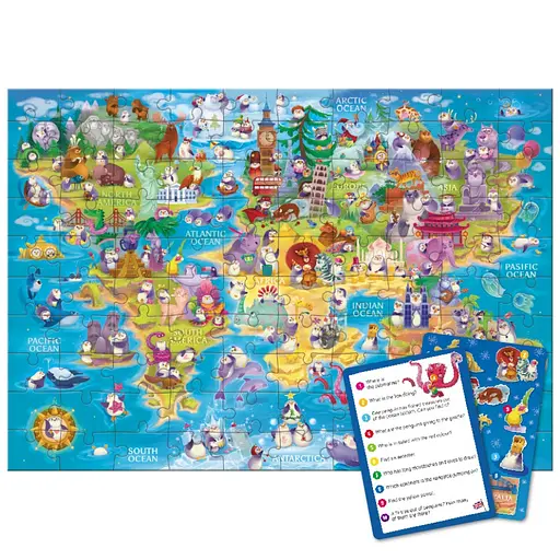 Дитячий пазл Шукай та знаходь "Світ пінгвінів" DoDo Toys 300670, 100 елементів - фото 3