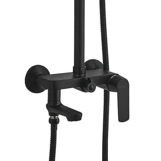 Душова система Globus Lux GLA-0002N-10-BB, Чорний матовий - фото 4