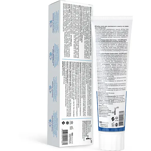 Зубна паста Medosan All-Day Care для комплексного захисту на кожен день 75 мл - фото 2