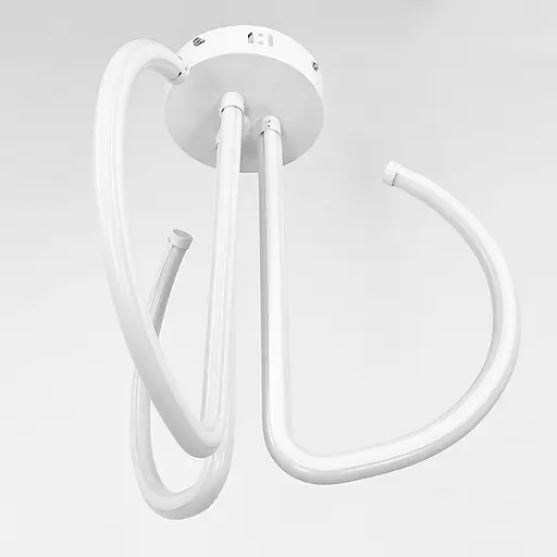 Потолочная белая LED люстра на три завитка Ст. 9979/3 | Line F - фото 3