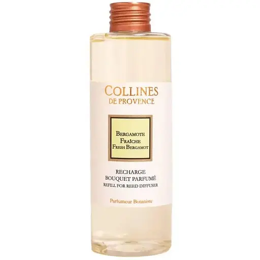 Наповнювач для аромадифузора Collines de Provence свіжий бергамот 200 мл