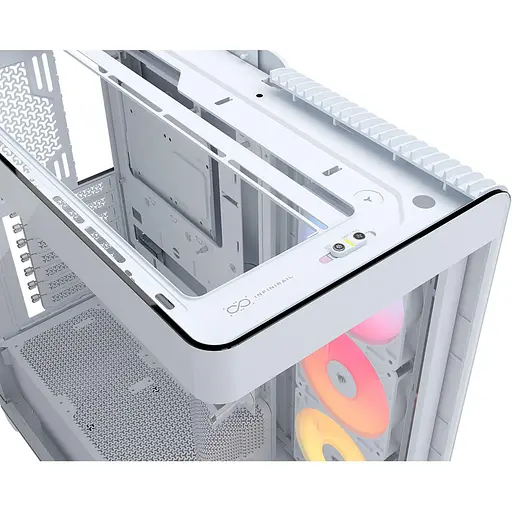 Корпус Corsair FRAME 4500X LX-R RGB из закаленного стекла, белый (CC-9011317-WW) - фото 5