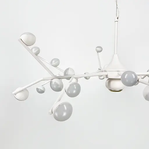 Люстра-молекула в белом на 36 светодиодов | Ст. SP 06/36 WT | Line F - фото 2