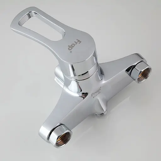 F2266 Змішувач для ванни довгий гусак перемикач карт. Ø40 Frap 1/8 Хром - фото 3