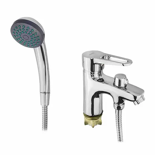 Смеситель для ванны Wezer PUD1-SH045 с душевой лейкой хром - фото 1