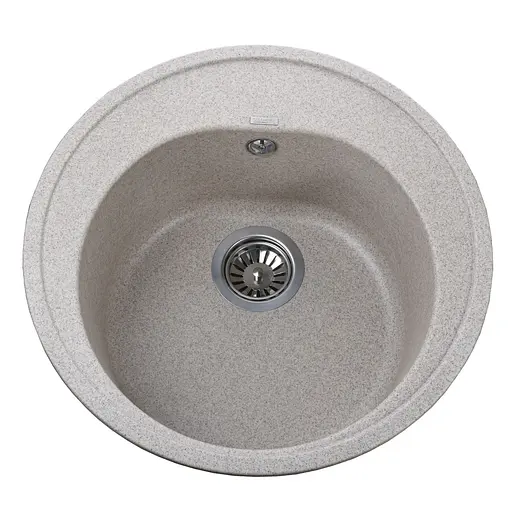 Кухонна мийка гранітна Globus Lux Martin мигдаль 510мм-А0008, Терра - фото 1