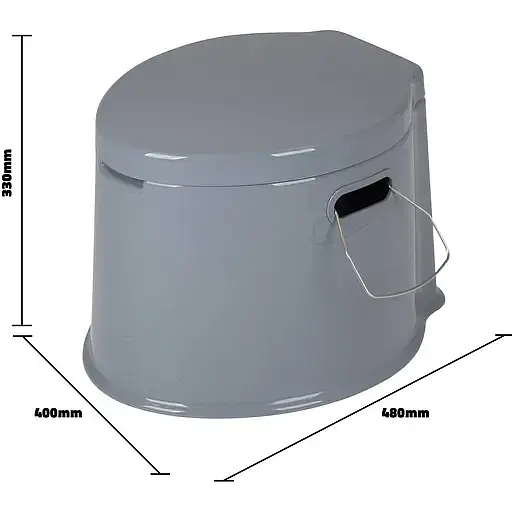 Біотуалет Bo-Camp Portable Toilet 7 л сірий (5502800) - фото 6
