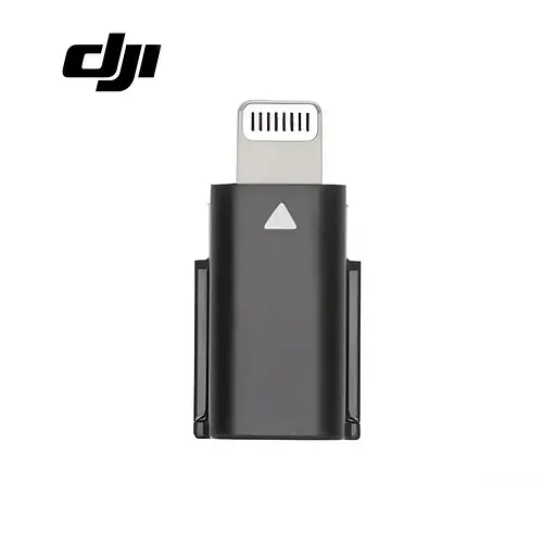Адаптер-перехідник для мікрофона DJI Mic 1 Lightning, Чорний (CP.RN.00000333.01) - фото 2