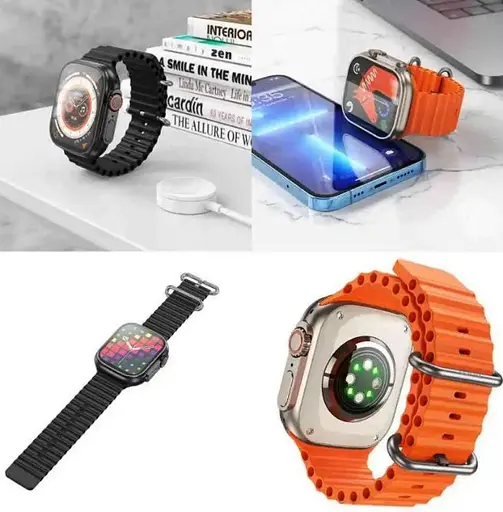 Смарт-годинник Hoco Y12 Ultra помаранчевий - фото 2