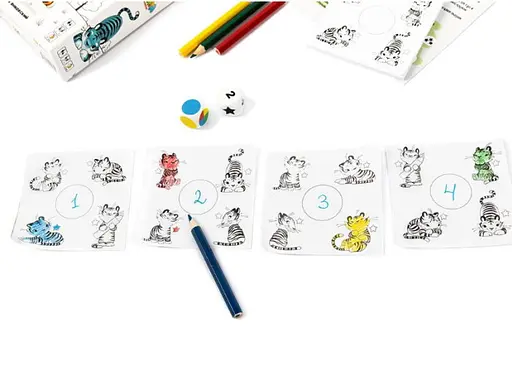 Настольная игра Эврикус Тигрята с карандашами (BG-17043) - фото 3
