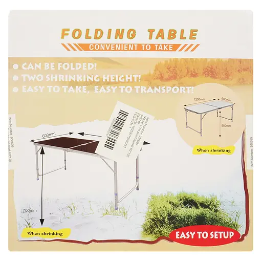 Стіл розкладний Market Union 60 х 120 см - фото 14