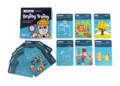 Настольная игра Brainy Trainy Brainy Trainy Логика (укр.) (УКР057) - фото 6