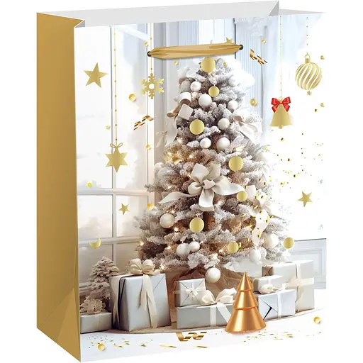 Пакет бумажный Malevaro Large Xmas2h 26x12.7x32.4 см (763197ML-4)