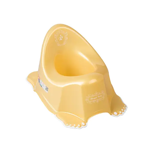 Детский горшок Royal с противоскользящей резиной Золотой - фото 1