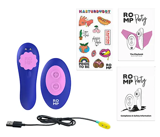 Вібратор-трусики Party Romp, 8,7 см (фіолетовий) - фото 12