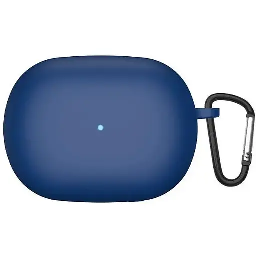 Чехол-накладка DK Silicone Candy Friendly с карабином для Xiaomi Redmi Buds 4 Pro (dark blue)