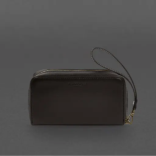 Кожаный клатч-купюрник 4.0 темно-коричневый краст - фото 7