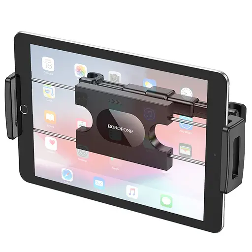 Автотримач для планшета Borofone BH101 Airy (headrest) Black - фото 5