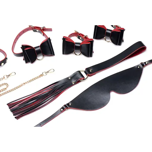 Набір для BDSM Master Series Bow - Luxury BDSM Set With Travel Bag - фото 6