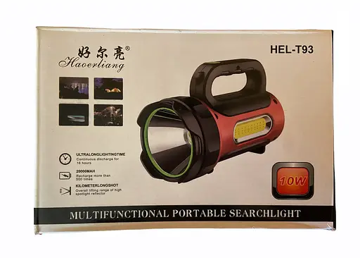 Ліхтар на сонячних батареях HEL-T93 (LM+COB білий та червоний) + Powerbank + microUSB (3+4 режими) - фото 7