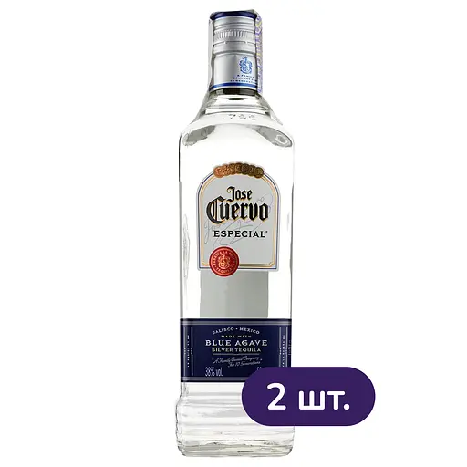 Текіла Jose Cuervo Especial Silver 38% 1 л (2 шт. х 0.5 л) - фото 1