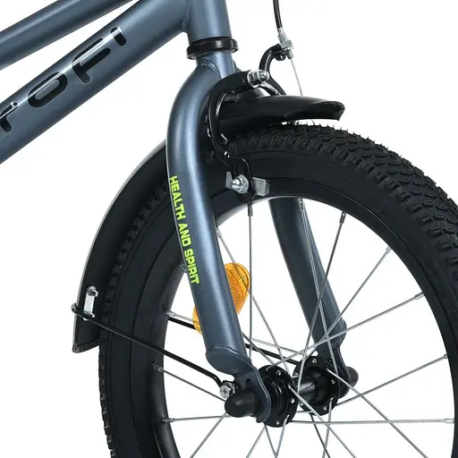 Велосипед дитячий MB 16014-1 колеса 16 дюймів, чорний - фото 2