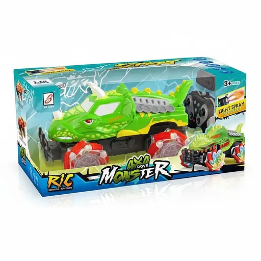 Машина на радиоуправлении ZJ 238-65 A-01 с парогенератором, браслетом, роликовыми колесами, оранжевая, аккумулятор 3.7 V - фото 2